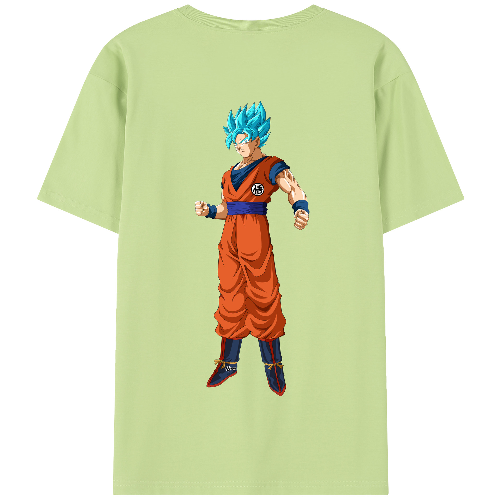 （画像用） ドラゴンボール 孫悟空（そん ごくう）Son Goku カカロット DRAGON BALL Kakarotto 綿100％半袖Tシャツ（背面プリント）